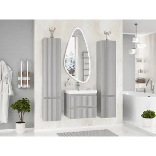 Подвесная тумба под раковину Brevita Victory 60 VIC-07060-0302Я серый